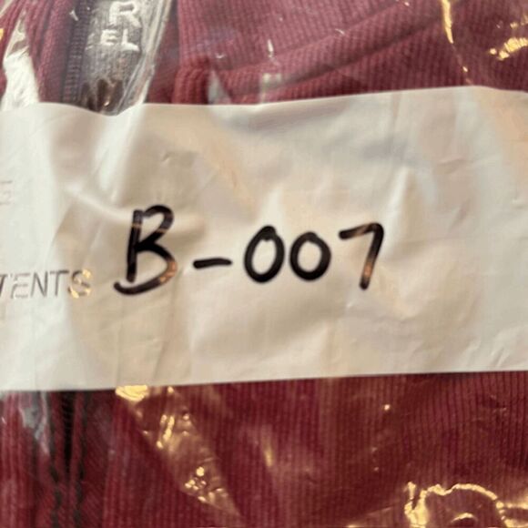 Brax Men's Feel Good Sean Campus Rib Quarter Zip Sweater Red Size Medium - Picture 7 of 7